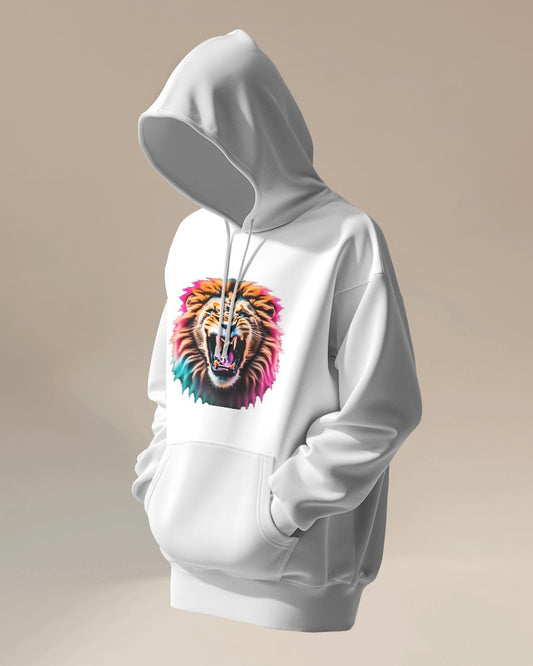Angry Lion Vibrant Hoodie