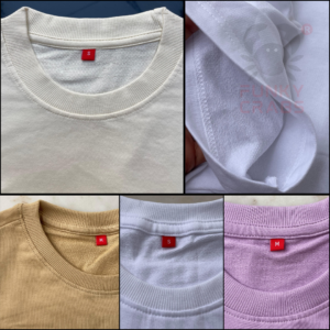 Half White Oversized Premium Cotton T-shirts