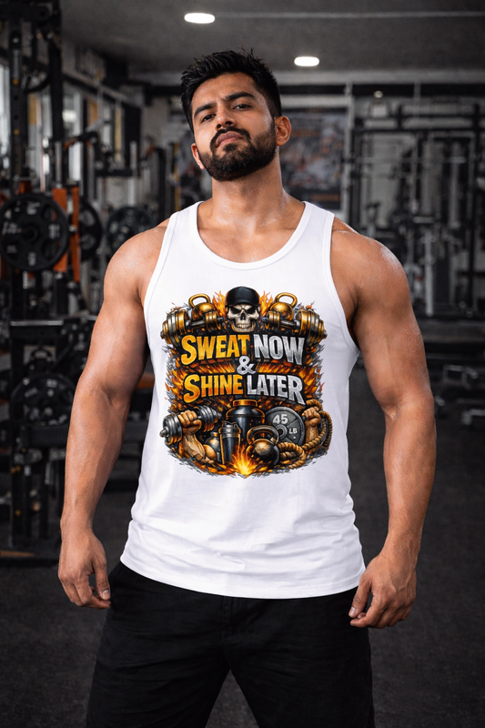 Sweat Now & Shine Later Gym Vest