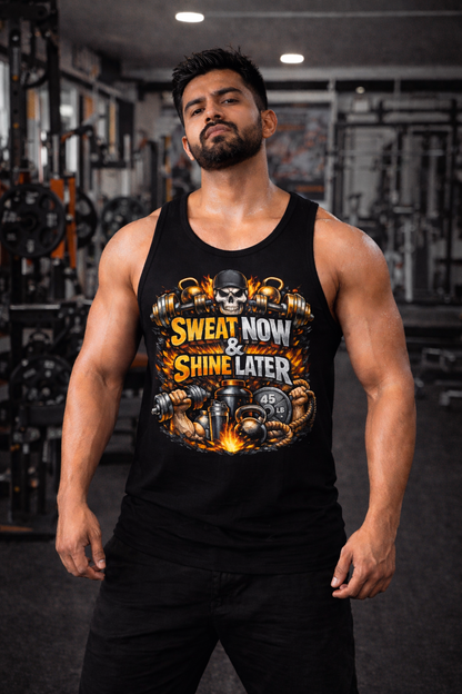 Sweat Now & Shine Later Gym Vest