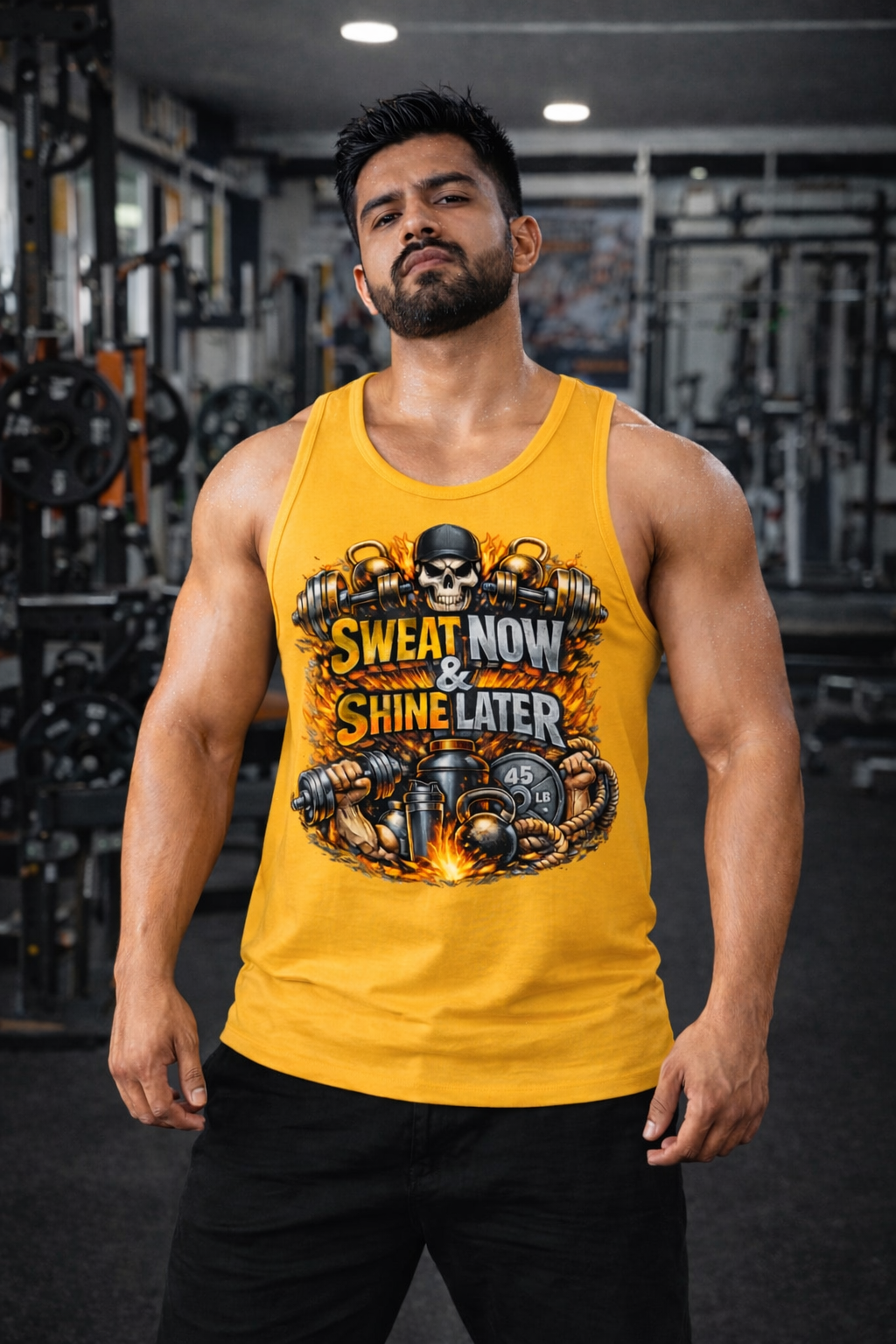 Sweat Now & Shine Later Gym Vest