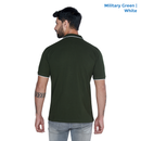 Premium Polo Neck Collar Military Green T-shirts