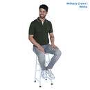 Premium Polo Neck Collar Military Green T-shirts