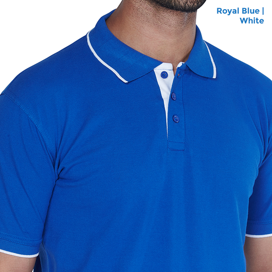 Premium Polo Neck Collar Royal Blue T-shirts