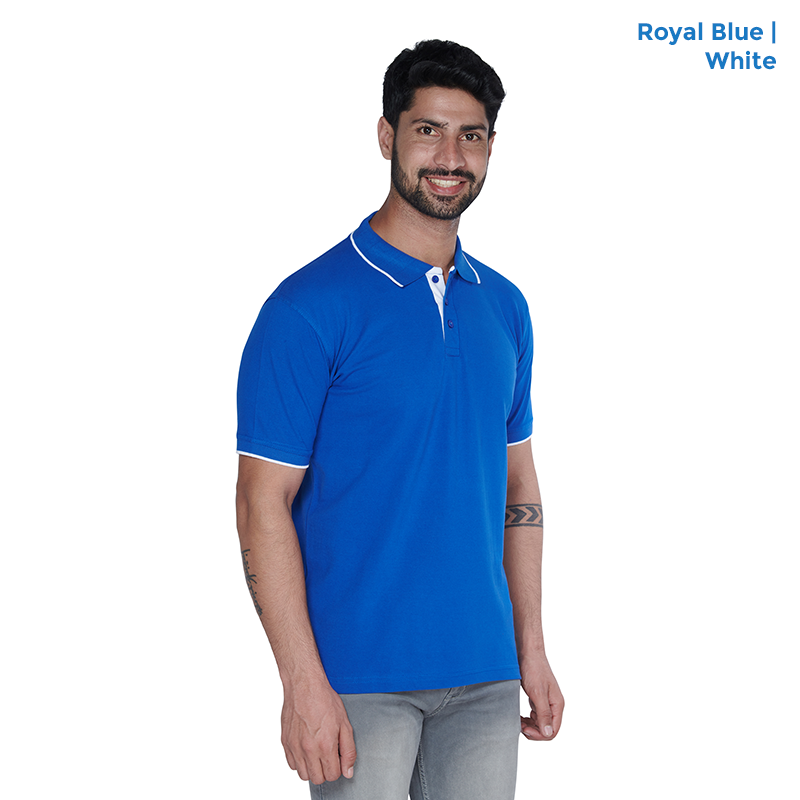 Premium Polo Neck Collar Royal Blue T-shirts