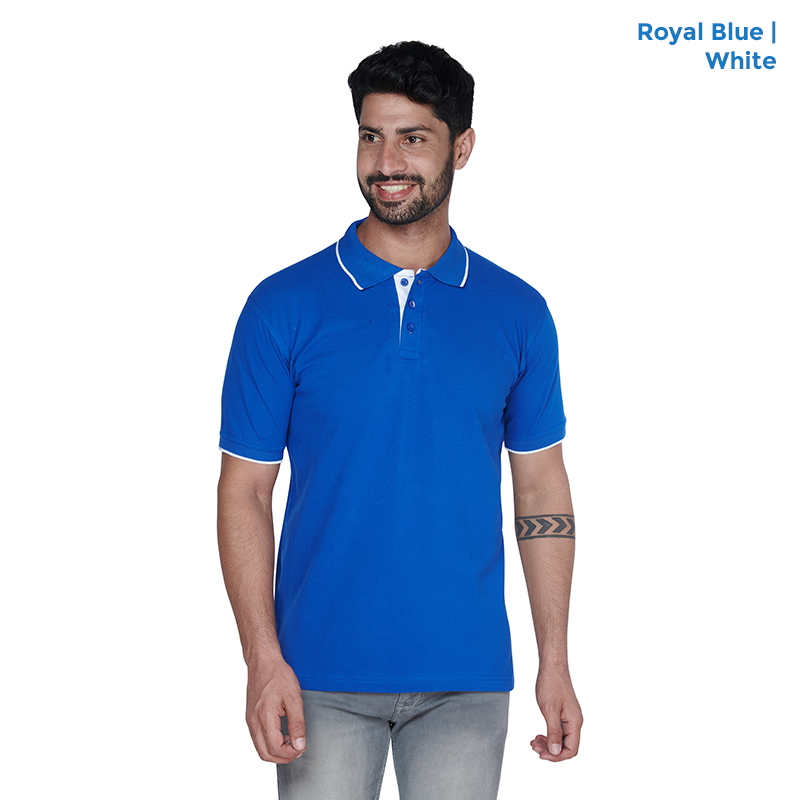Premium Polo Neck Collar Royal Blue T-shirts