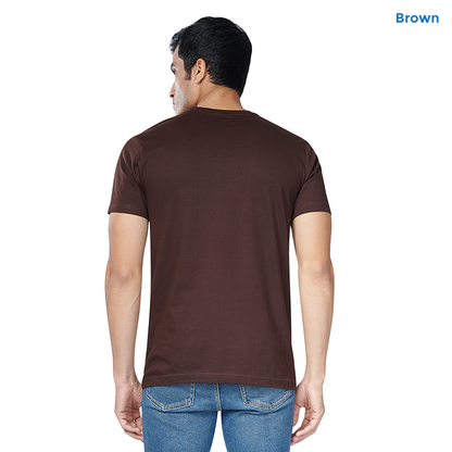 Brown Premium Cotton T-shirts