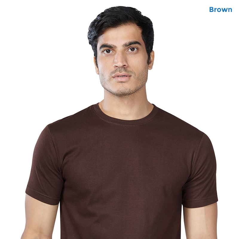 Brown Premium Cotton T-shirts