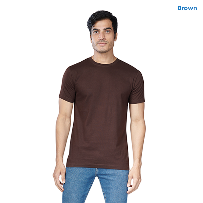 Brown Premium Cotton T-shirts