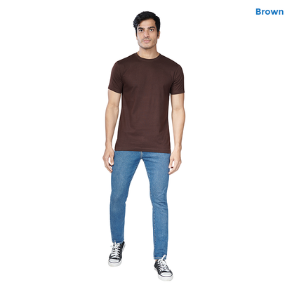 Brown Premium Cotton T-shirts