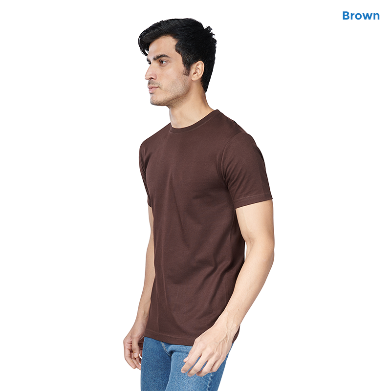 Brown Premium Cotton T-shirts