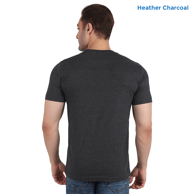 Heather Black Premium Cotton T-shirts