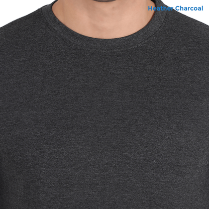 Heather Black Premium Cotton T-shirts