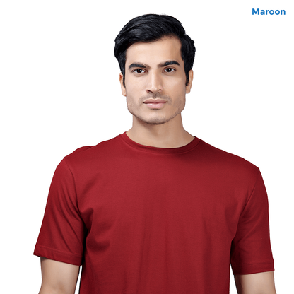 Maroon Premium Cotton T-shirts