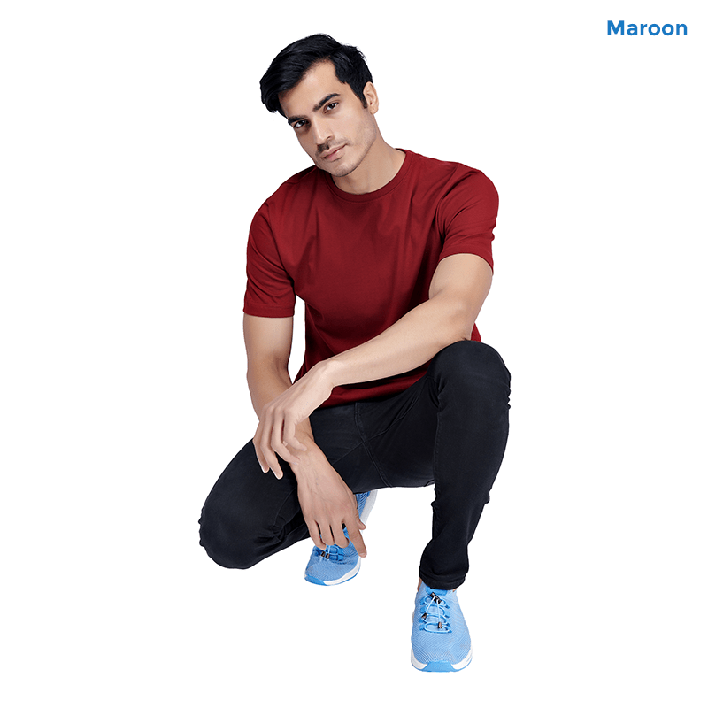Maroon Premium Cotton T-shirts