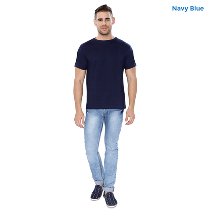 Navy Blue Premium Cotton T-shirts