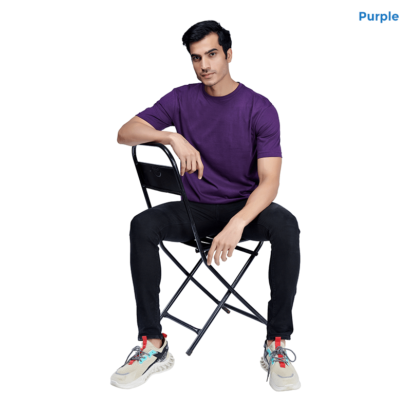 Purple Premium Cotton T-shirts