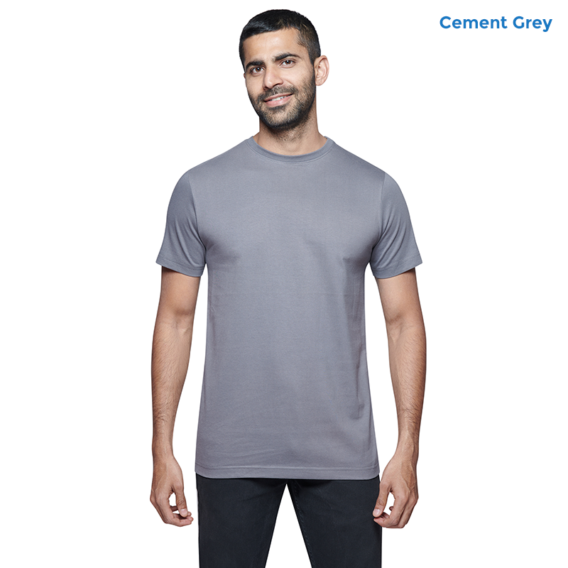 Cement Grey Premium Cotton T-shirts