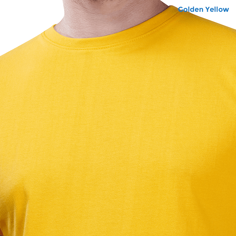Golden Yellow Premium Cotton T-shirts