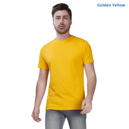 Golden Yellow Premium Cotton T-shirts