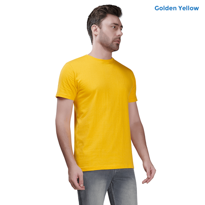 Golden Yellow Premium Cotton T-shirts