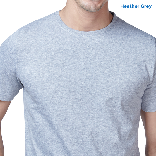 Heather Grey Premium Cotton T-shirts