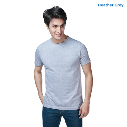 Heather Grey Premium Cotton T-shirts