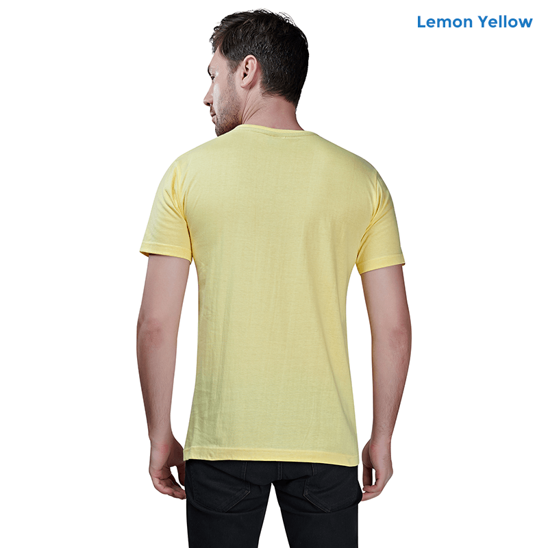 Lemon Yellow Premium Cotton T-shirts