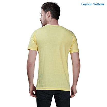 Lemon Yellow Premium Cotton T-shirts