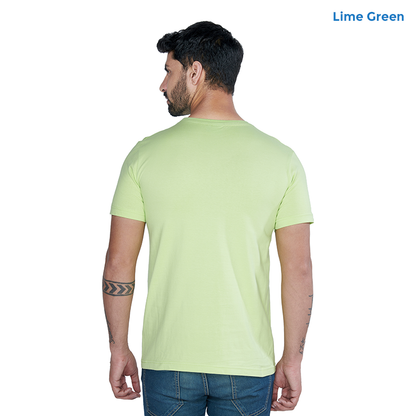 Lime Green Premium Cotton T-shirts