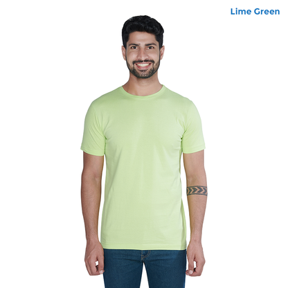 Lime Green Premium Cotton T-shirts