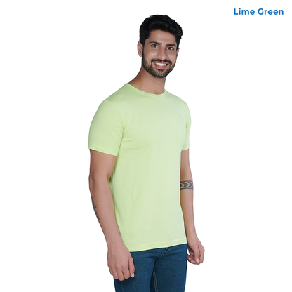 Lime Green Premium Cotton T-shirts