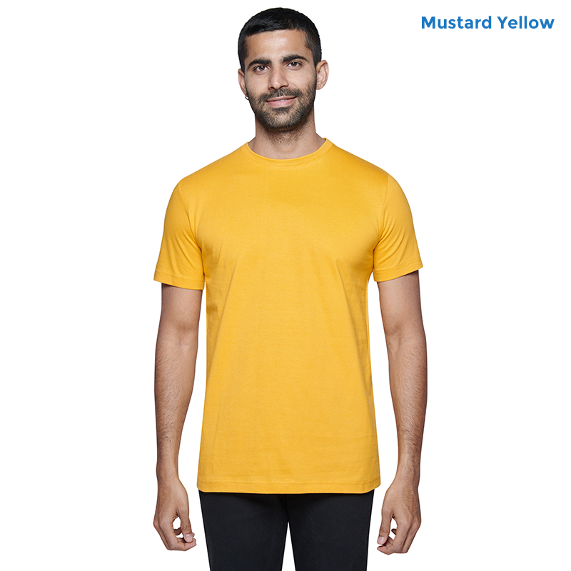 Mustard Yellow Premium Cotton T-shirts