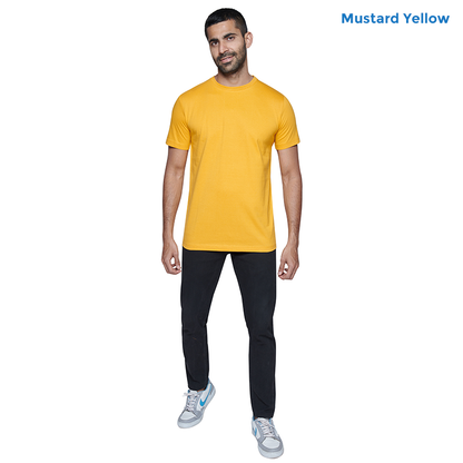 Mustard Yellow Premium Cotton T-shirts
