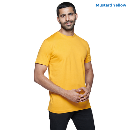 Mustard Yellow Premium Cotton T-shirts