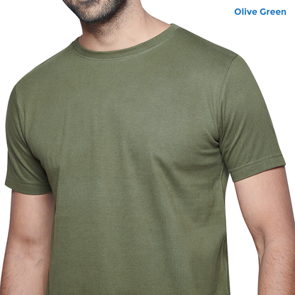 Olive Green Premium Cotton T-shirts
