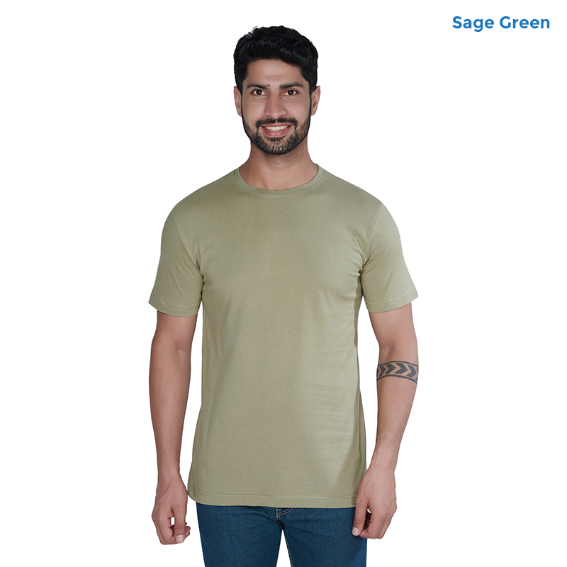 Sage Green Premium Cotton T-shirts