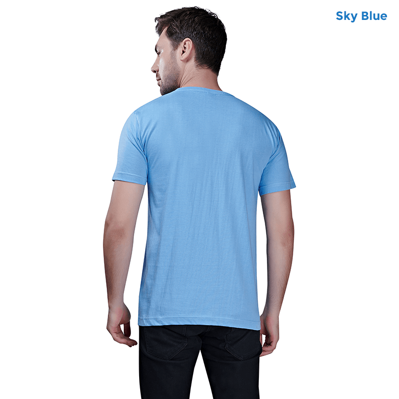 Sky Blue Premium Cotton T-shirts