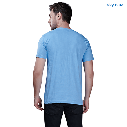 Sky Blue Premium Cotton T-shirts