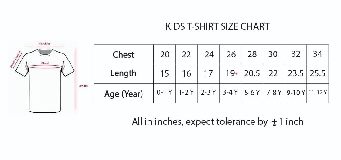 White Premium Plain Cotton Kids T-shirt