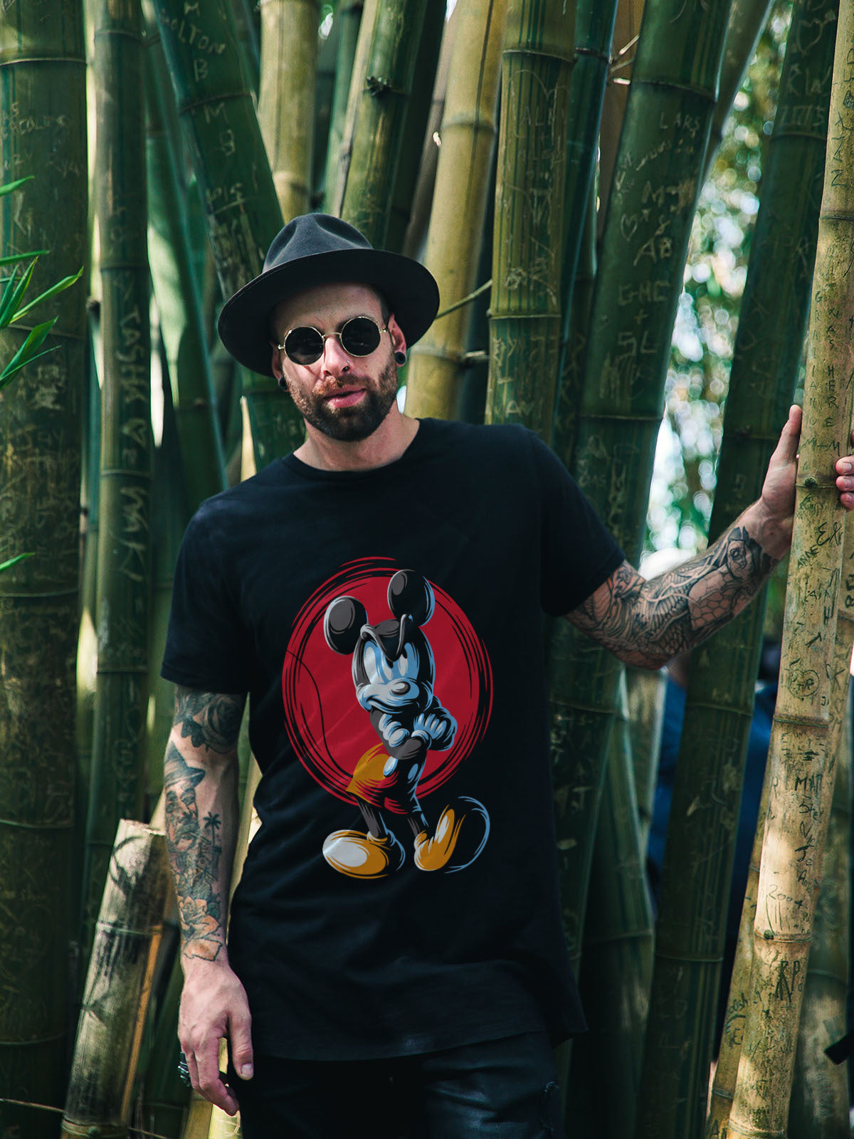 ANGRY MICKEY COTTON T-SHIRTS
