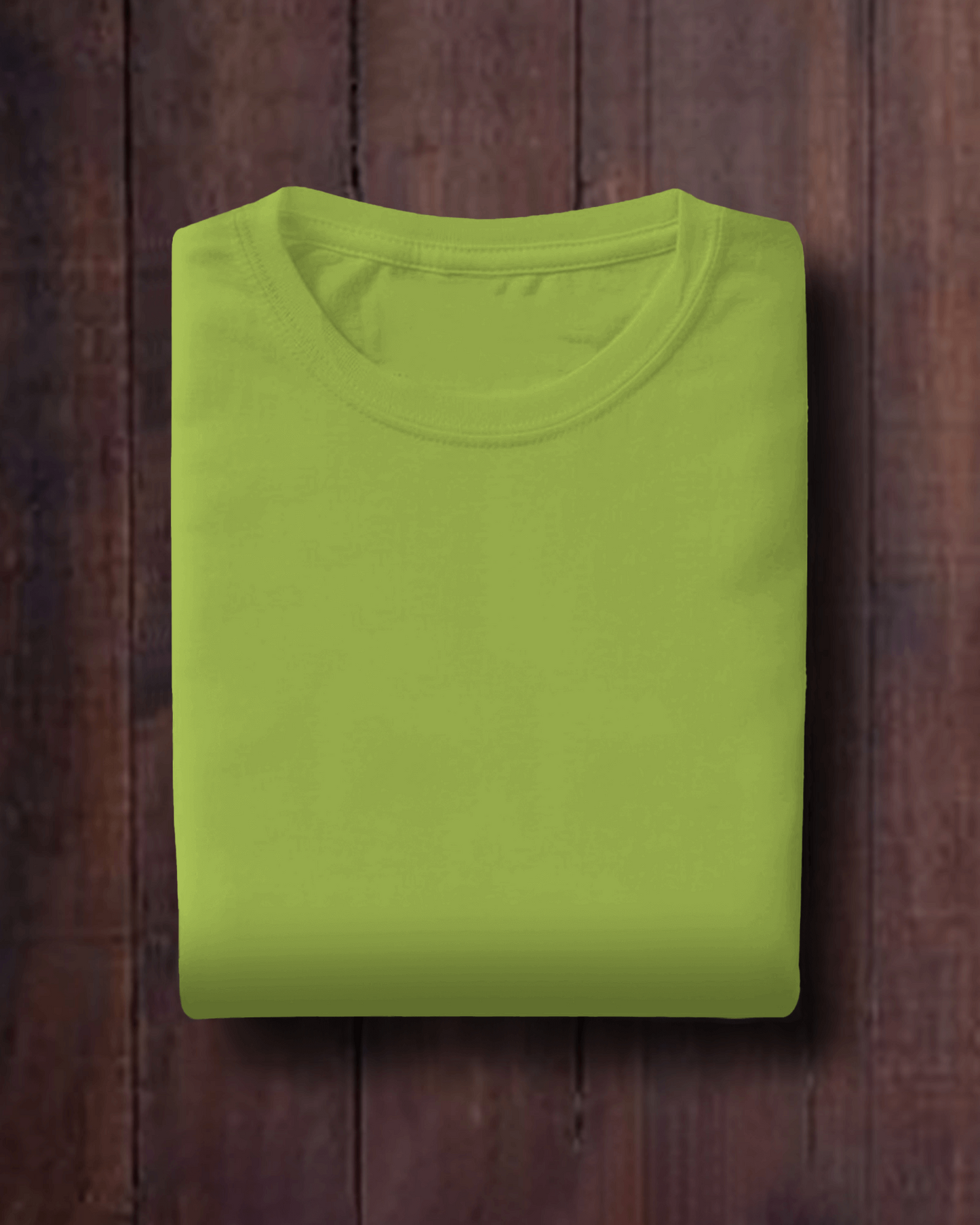 Premium Cotton Plain Apple Green Tees