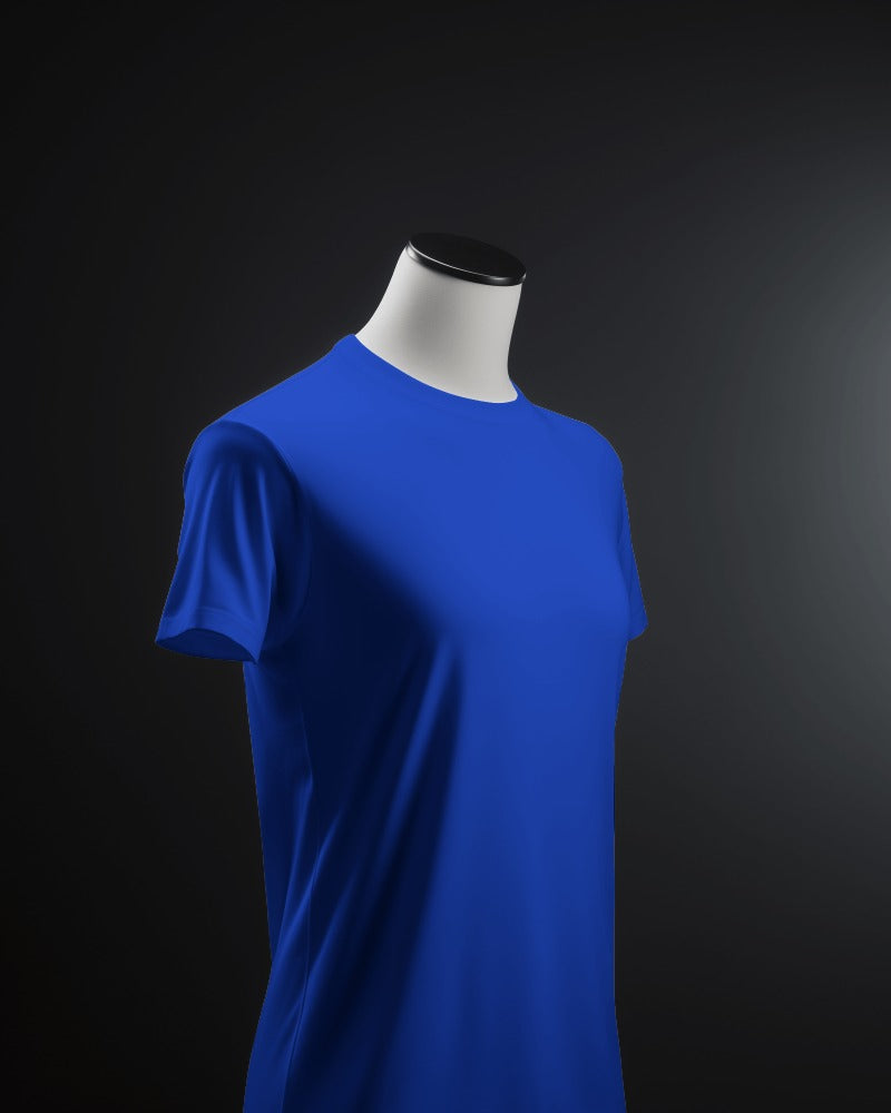Sapphire Blue Premium Cotton T-shirts