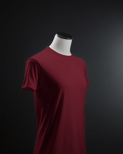 Maroon Premium Cotton T-shirts