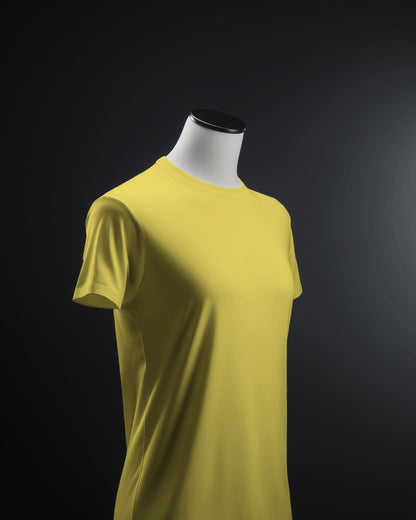 Lime Yellow Premium Cotton T-shirts