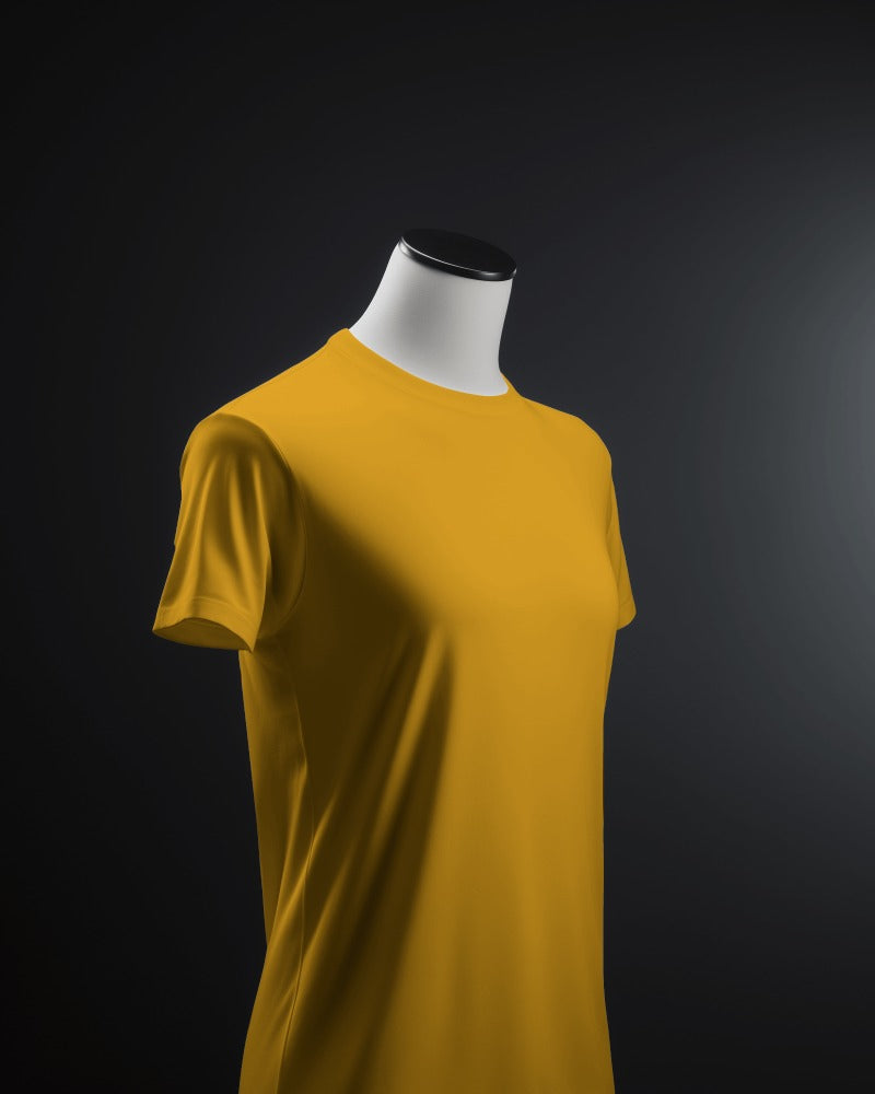 Mustard Yellow Premium Cotton T-shirts