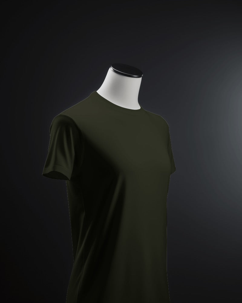 Olive Green Premium Cotton T-shirts