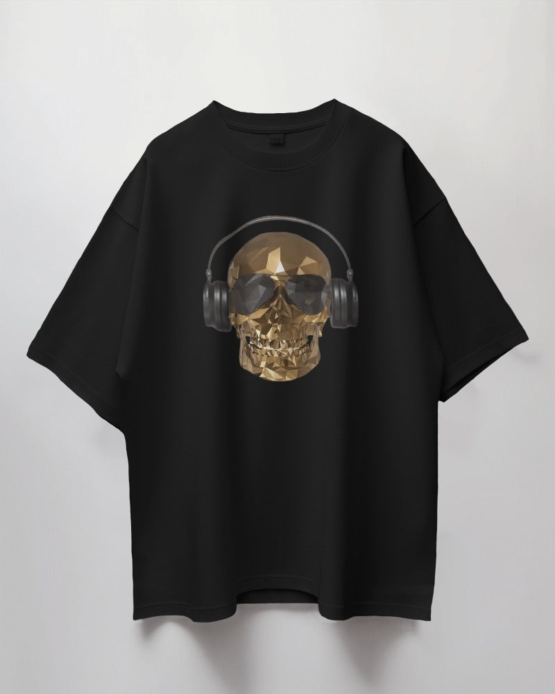Golden Skull Oversize T-shirts
