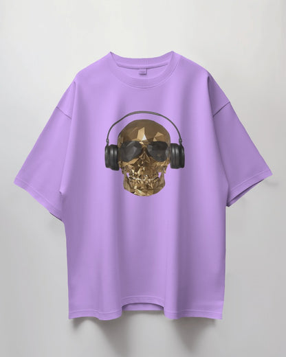 Golden Skull Oversize T-shirts