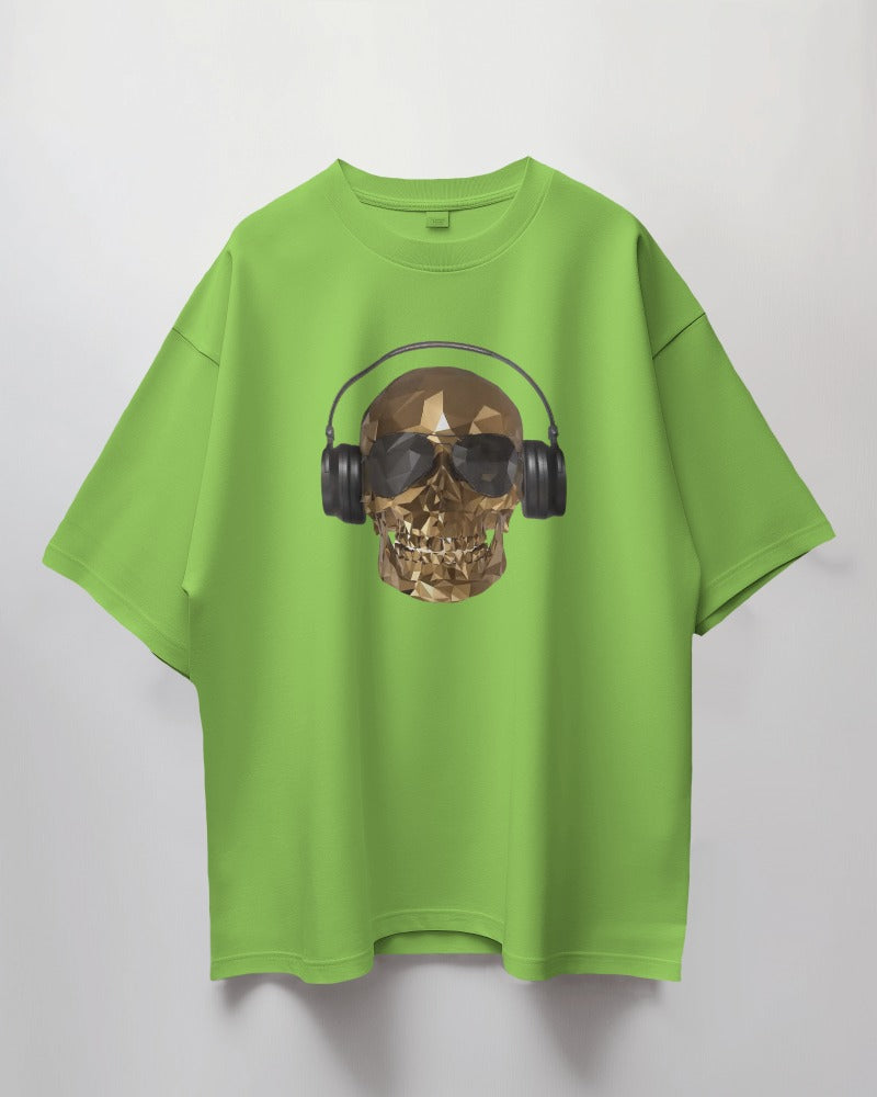 Golden Skull Oversize T-shirts
